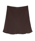 MINI SKIRT SLIP -- UMBER