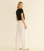 LAVON LINEN PANT -- SALT