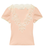 NALIA TEE -- LIGHT PEACH SORBET