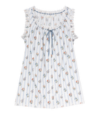 NESSIE DRESS -- FLEURS DE BORDEAUX