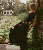 ORPHINA DRESS -- BLACK
