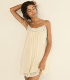 PENELOPE DRESS -- VANILLE