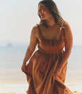 QUILLA DRESS -- COCONUT