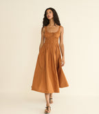 QUILLA DRESS -- COCONUT