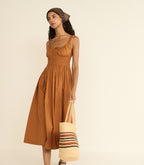 QUILLA DRESS -- COCONUT