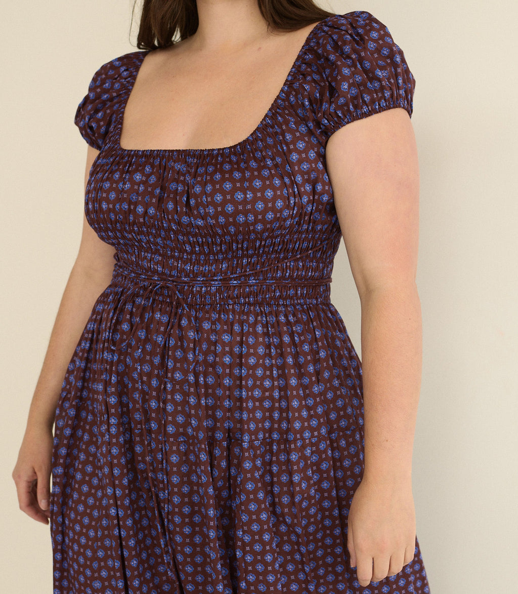 QUINELLE DRESS -- MENORCA FOULARD