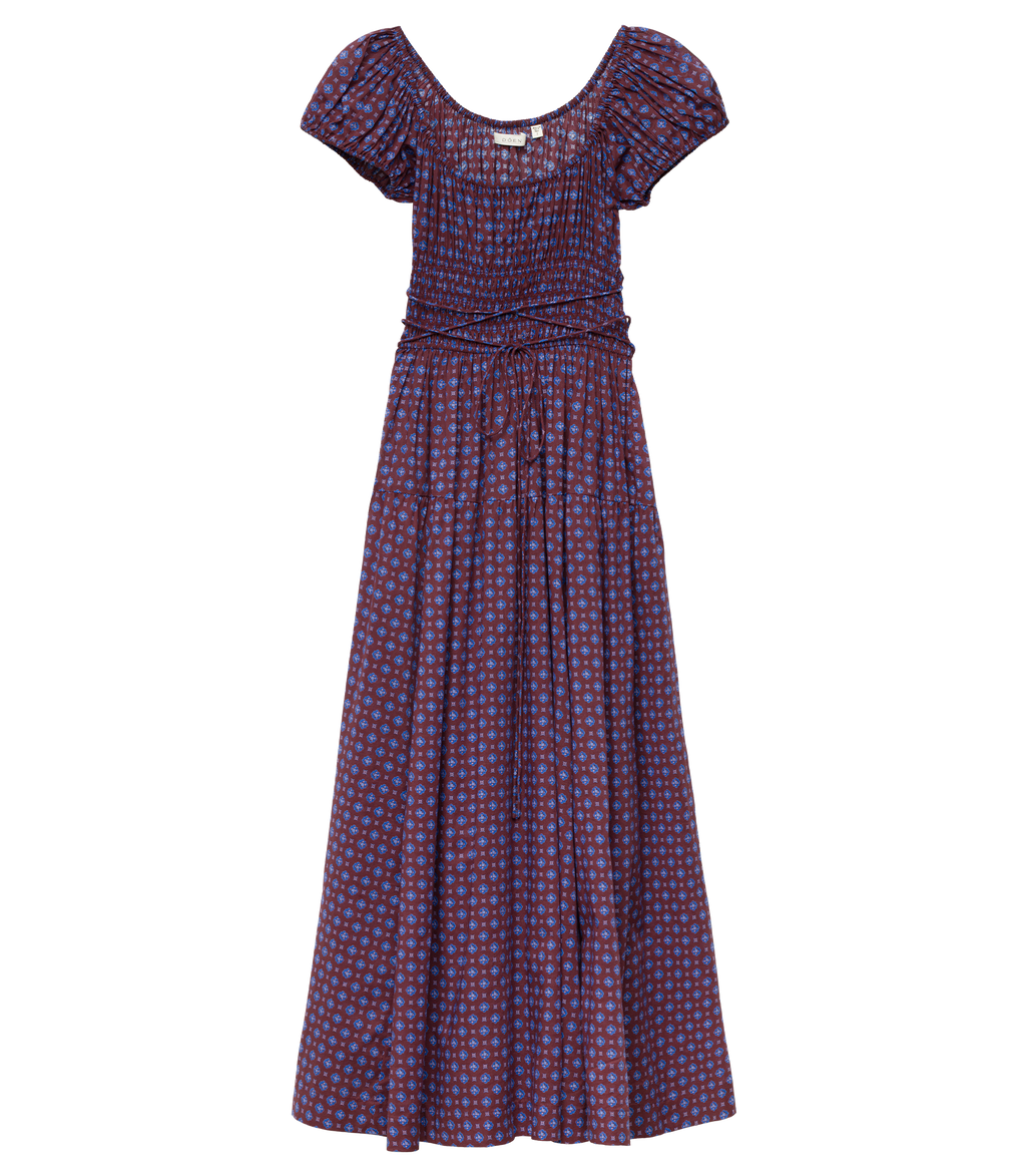 QUINELLE DRESS -- MENORCA FOULARD
