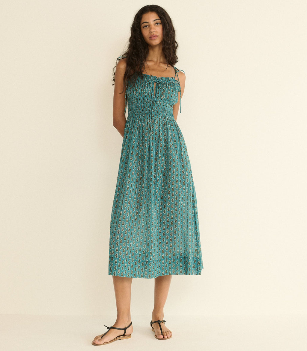RHODA DRESS -- ALBA PAISLEY