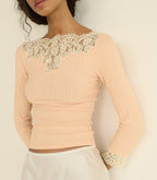 RIANA TEE -- LIGHT PEACH SORBET