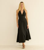 ROSETTA DRESS -- BLACK