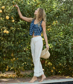 THEO TOP -- DORSET PLAID