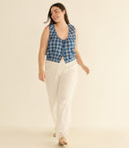 THEO TOP -- DORSET PLAID