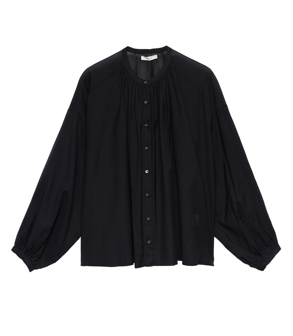 THE JANE BLOUSE -- BLACK