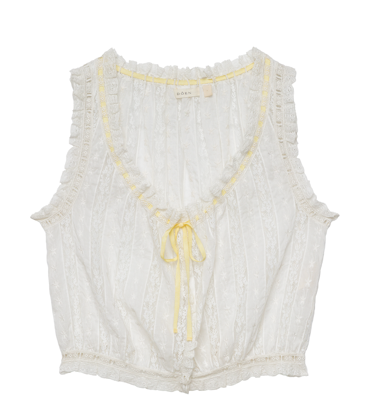 VETIVER TOP -- SALT