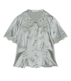 YVETTE TOP -- EUCALYPTUS